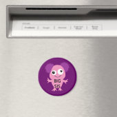 Roze Monster Big Sister Magneet (Insitu (Vaatwasser))