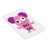 Roze Monster Big Sister Magneet (Rechterzijde)
