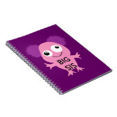 Roze Monster Big Sister Notitieboek (Rechterzijde)