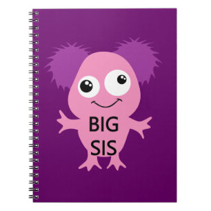 Roze Monster Big Sister Notitieboek