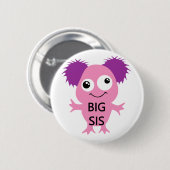 Roze Monster Big Sister Ronde Button 5,7 Cm (Voorkant /achterkant)