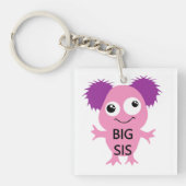 Roze Monster Big Sister Sleutelhanger (Voorkant)