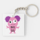 Roze Monster Big Sister Sleutelhanger (Achterkant)