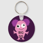 Roze Monster Big Sister Sleutelhanger (Voorkant)