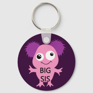 Roze Monster Big Sister Sleutelhanger
