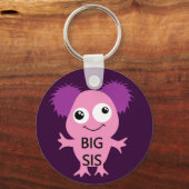 Roze Monster Big Sister Sleutelhanger (Voorkant)
