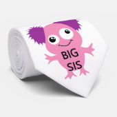Roze Monster Big Sister Stropdas (Opgerold)