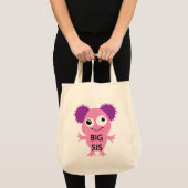 Roze Monster Big Sister Tote Bag (Voorkant (product))