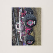 Roze Monster Truck Legpuzzel (Verticaal)