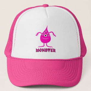 Roze monster trucker pet