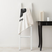 Roze monstertruck cartoon illustratie sherpa deken (In situ)