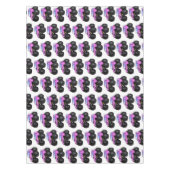 Roze monstertruck cartoon illustratie tafelkleed (Voorkant)