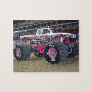 Roze Monstertruck Legpuzzel