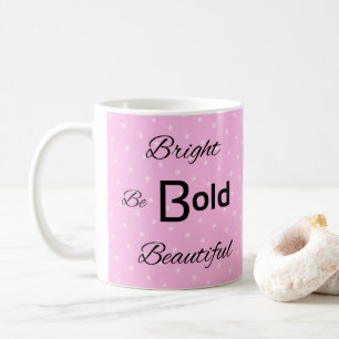 Roze, mooi, mooi, licht koffiemok