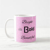 Roze, mooi, mooi, licht koffiemok (Links)
