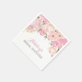 Roze mooie Floral Napkins Servet (Hoek)