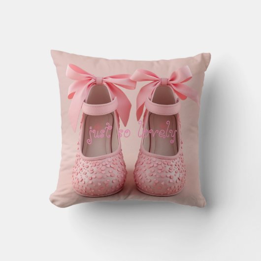 Roze mooie schoenen kussen (Voorkant)