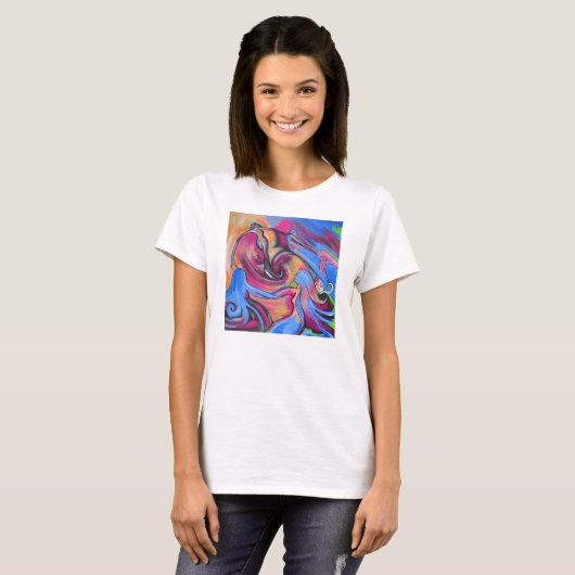 Roze Moon Lovelies T-shirt (Voorkant volledig)