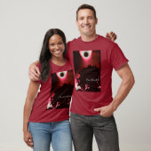 Roze moonboom t-shirt (Unisex)