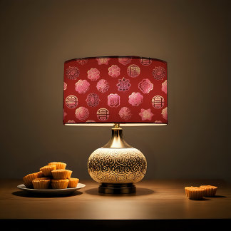 Roze mooncakes stof
