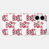 Roze Moppige Honden - Wit  Case-Mate iPhone Case (Achterkant (horizontaal))