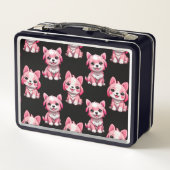 Roze Moppige Honden - Zwart (Achterkant)