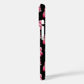 Roze Moppige Honden - Zwart Case-Mate iPhone Case (Achterkant / Links)