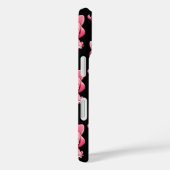 Roze Moppige Honden - Zwart Case-Mate iPhone Case (Achterkant / Rechts)