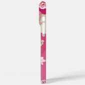Roze Mopshond Telefoonhoes Kawaii Kitten Aesthetis Case-Mate iPhone Case (Achterkant / Links)