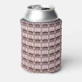 Roze Morganiet Edelstenen Blikjeskoeler (Blikje Achterkant)