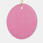 Roze Mosaic Pattern Baby Keramisch Ornament (Links)