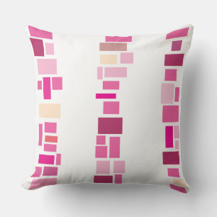 Roze MOSIAC-TEGELS ONTWERP Retro-Sierkussen Kussen