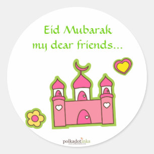 Roze Moskee Stickers