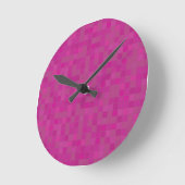 Roze moskeepixels voor Fuchsia  Ronde Klok (Hoek)
