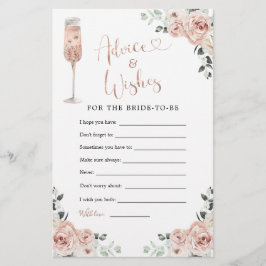 Roze mosterd Roos Petals Prosecco Advice & Wishes