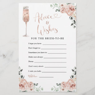 Roze mosterd Roos Petals Prosecco Advice & Wishes