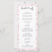 Roze mosterdbladerbladeren en olievraagprogramma (Achterkant)