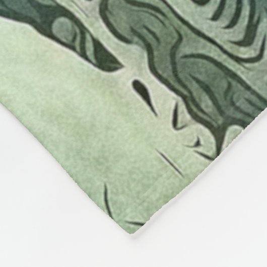 Roze Moth Bos Night Fleece Deken (Hoek)