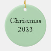 Roze Moth Bos Night Keramisch Ornament (Achterkant)