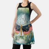 Roze Moth Bos Night Schort (Insitu)