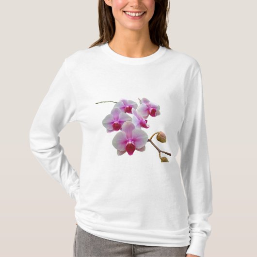Roze moth Orchids - Phalaenopsis T-shirt (Voorkant)
