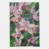Roze mothorchideeën theedoek (Verticaal)