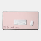 Roze Motivatie Computer Bureaumat (Keyboard & Muis)