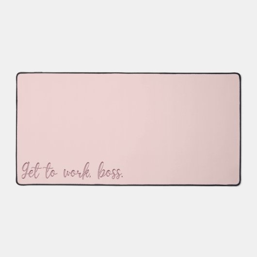 Roze Motivatie Computer Bureaumat (Voorkant)