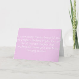 Roze Motivatie kaart