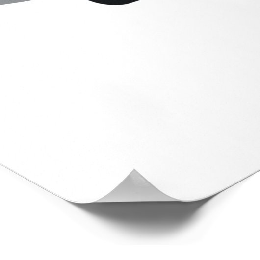 Roze motorfiets Poster