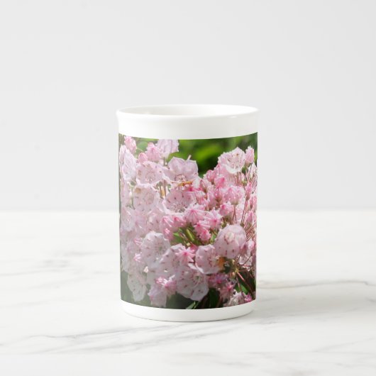 Roze Mountain Laurel Bone China Mok (Voorkant)