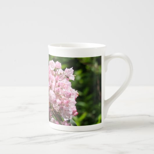 Roze Mountain Laurel Bone China Mok (Rechts)