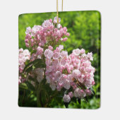 Roze Mountain Laurel Flowers Keramisch Ornament (Links)