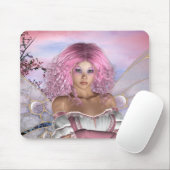 roze mousepad muismat (Met muis)